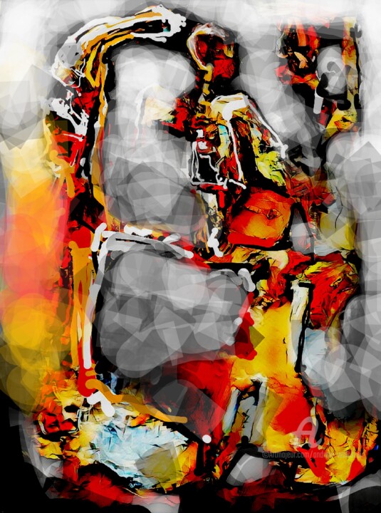 Digital Arts titled "T6T7" by Andrew Walaszek, Original Artwork, Digital Painting