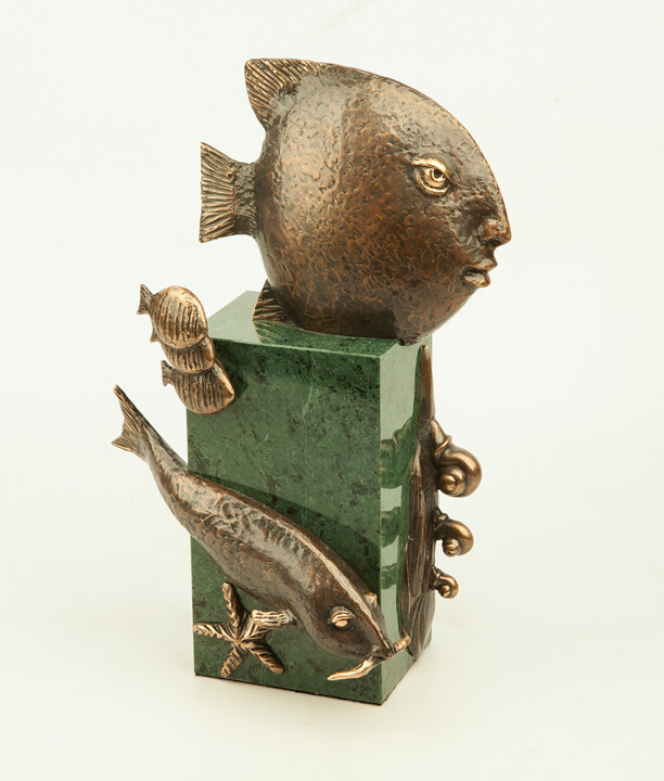 Aquarium 雕塑, 11.4x7.9 in