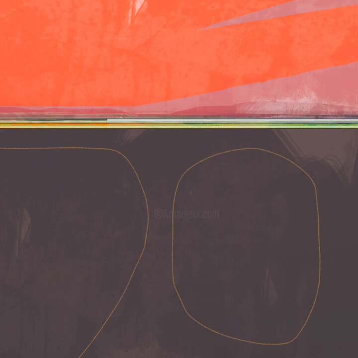 Artes digitais intitulada "dimming of the day" por Adrian Bradbury, Obras de arte originais, Pintura digital
