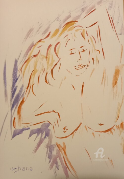 绘画,  8.7x6.7 in 
