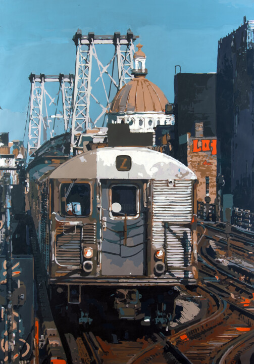 Where do you live? 绘画, 38.6x27.2 in
