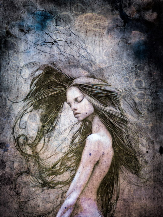Shy Girl - Scheues Mädchen 数字艺术