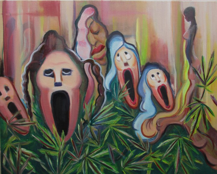 Year of Shock 绘画, 16x20 in