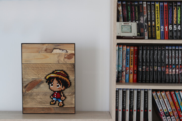 Luffy 雕塑, 16.5x10.2 in