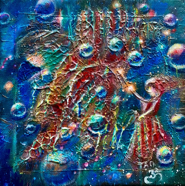 绘画,  7.1x7.1 in 