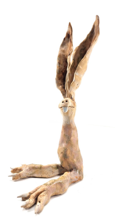 RABBIT XIV 雕塑, 12.6x5.9 in