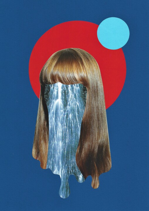cry cry 拼贴, 11.7x8.3 in