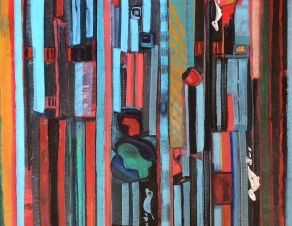 Peinture intitulée "sans Titre" par Clo Lecouturier, Œuvre d'art originale, Acrylique Monté sur Châssis en bois