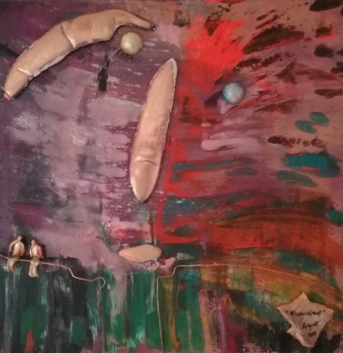 " Microclimat " Peinture, 19,7x19,7 in