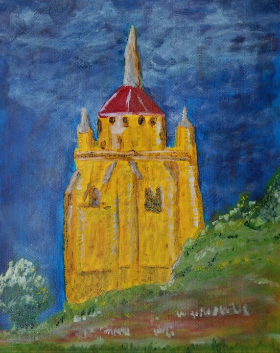Collégiale_Dole_05 Painting, 11.8x9.5 in