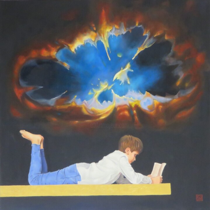 绘画,  39.4x39.4 in 
