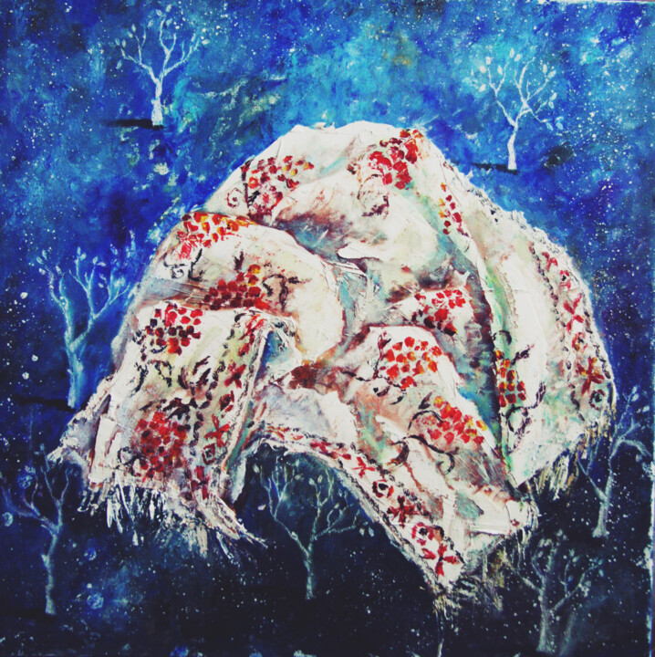 Pintura intitulada "Ukrainian national…" por Tatyana Pchelnikova, Obras de arte originais, Óleo Montado em Armação em madeira