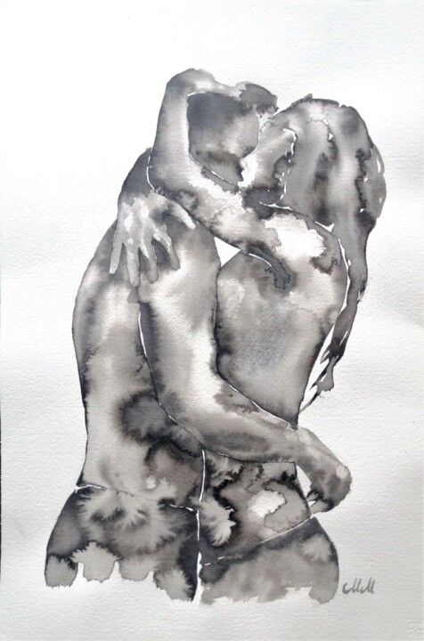 Lovers VI 绘画, 22.4x15 in