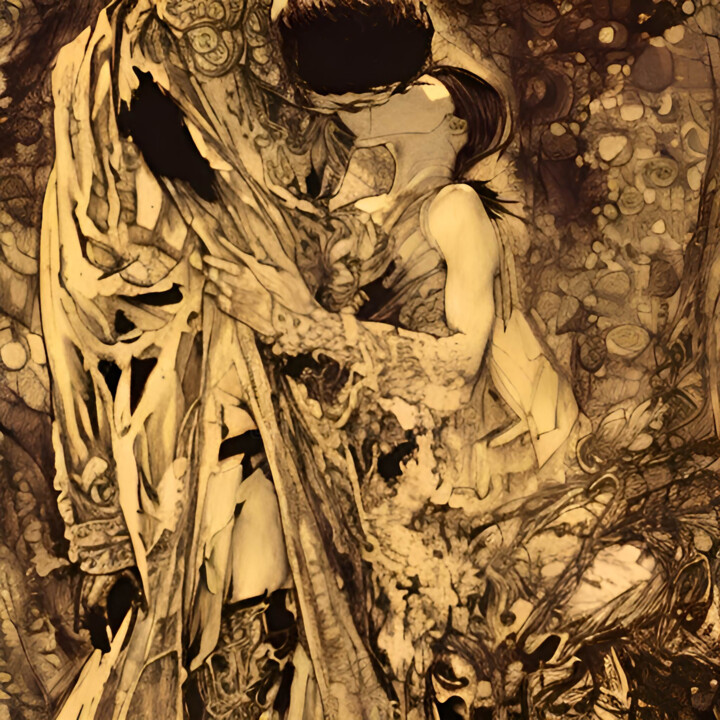 Kiss Retro 绘画, 23.6x23.6 in