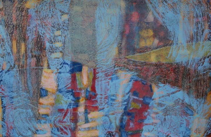 Painting titled "Trivia" by Philippe Casaubon, Original Artwork, Oil