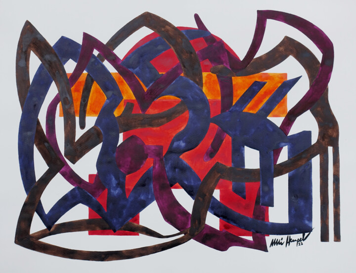 绘画,  19.7x25.6 in 