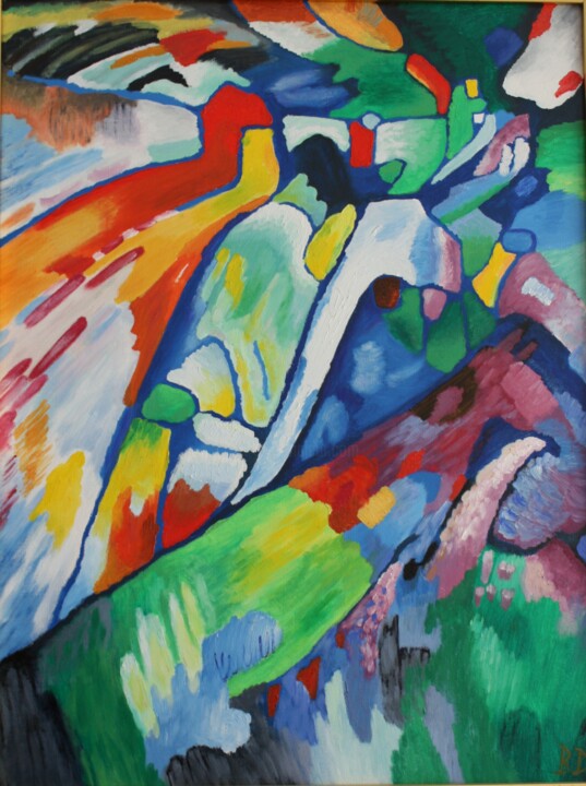 IMPROVISATION VII 绘画, 24x18.1 in