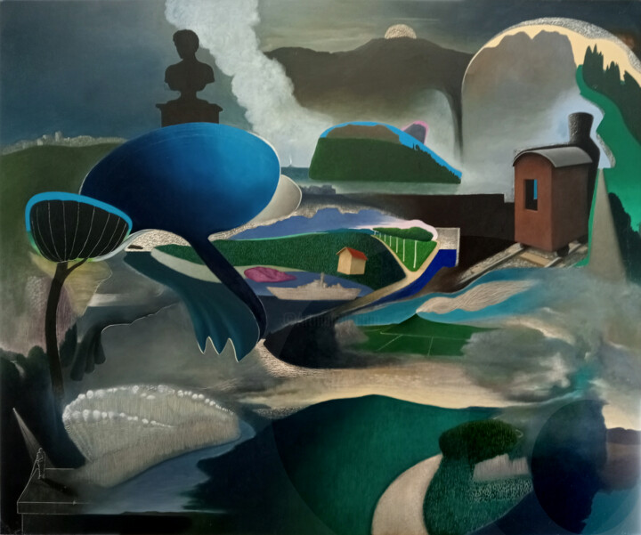 绘画,  47.2x55.1 in 