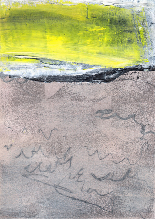 Path of light through a cloud of dust. Series of art No.100 图画, 8.3x5.9 in