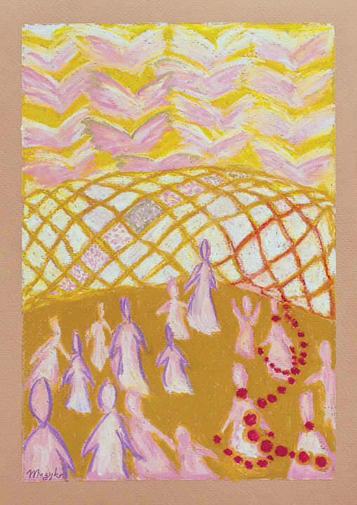 图画,  11.8x8.3 in 