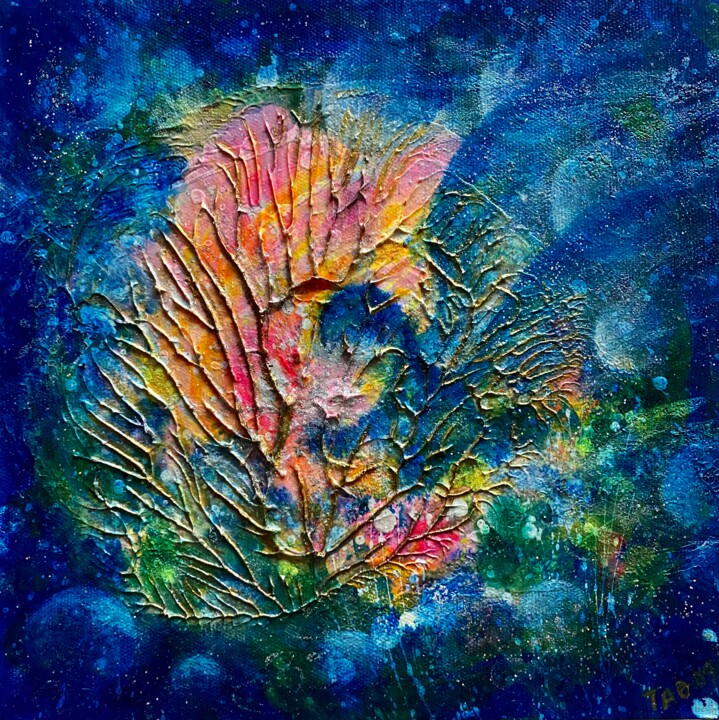 Angel 1 绘画, 7.9x7.9 in