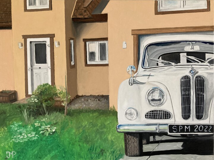BMW 501 绘画, 11.8x15.8 in