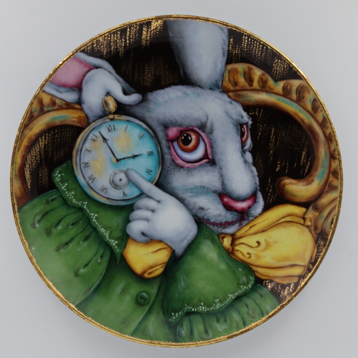 Rabbit 雕塑, 10.4x10.4 in
