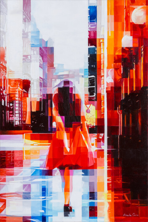 Joyfull life colours Milan 绘画, 47.2x31.5 in