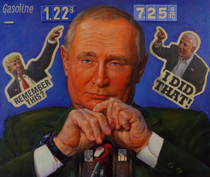 Главный по ценам. 绘画, 19.7x23.6 in