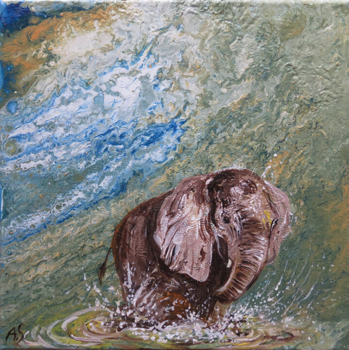 绘画,  11.8x11.8 in 