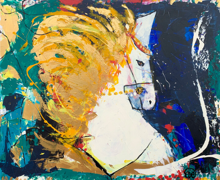 Equus 绘画, 39.4x47.2 in