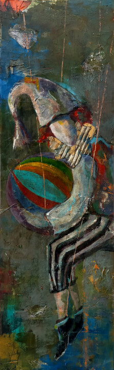 ESTUDIO PUPPET SERIES 0001 绘画, 29.5x9.1 in