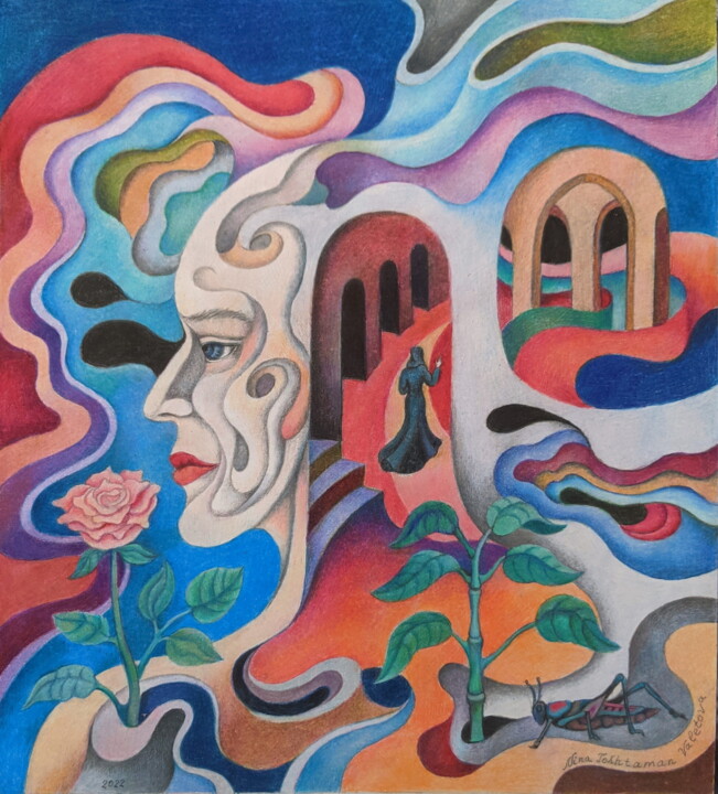 Matter of Rose 图画, 16.9x14.2 in