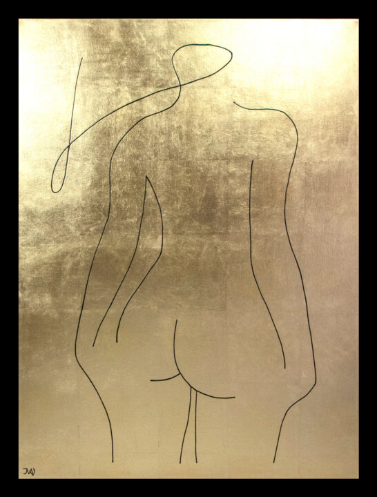 Charme féminin 绘画, 31.5x23.6 in
