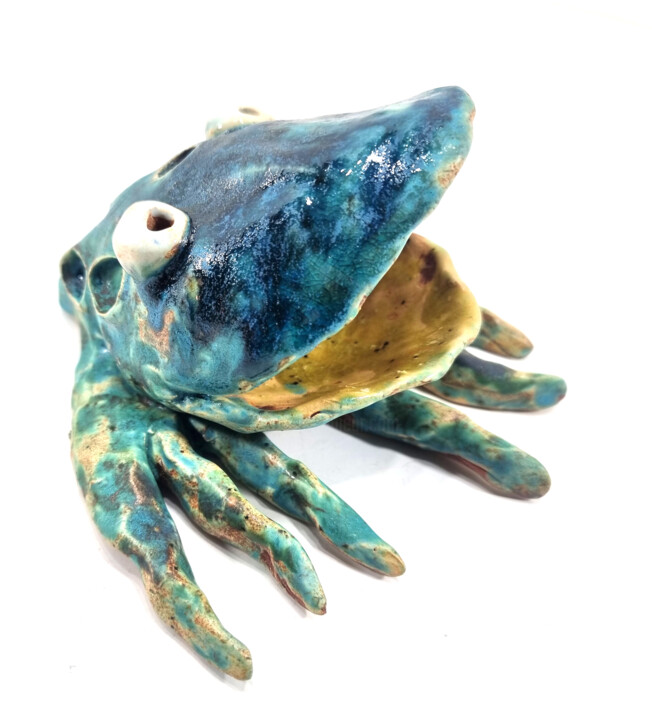 FROG XXIV 雕塑, 3.9x5.9 in