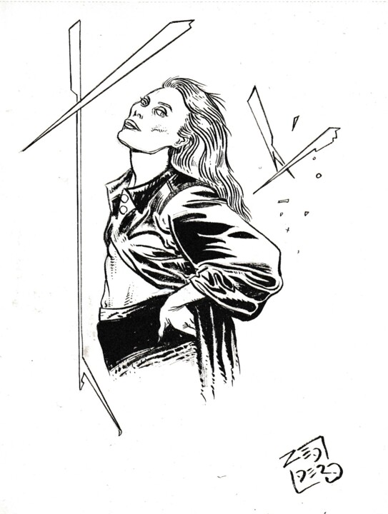 Drawing,  10.6x8.3 in 