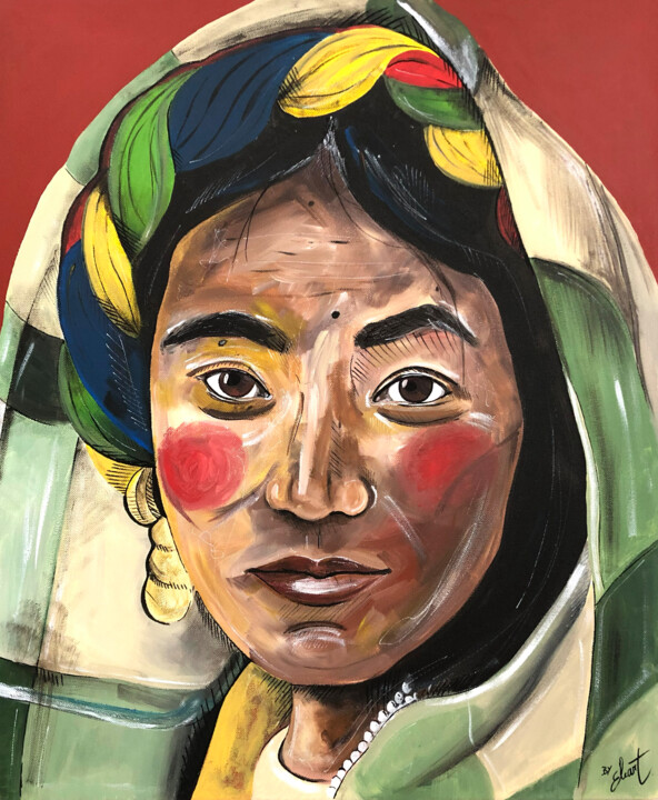 绘画,  25.6x21.3 in 