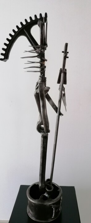 Guerrier Massaï Escultura, 19,7x5,9 in