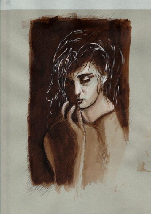 绘画,  11.7x8.3 in 