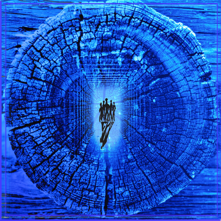 Painting titled "tronc" by Laydev, Original Artwork, Digital Painting