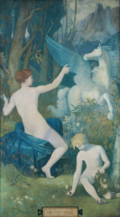 Fantaisie 绘画, 103.7x58.5 in