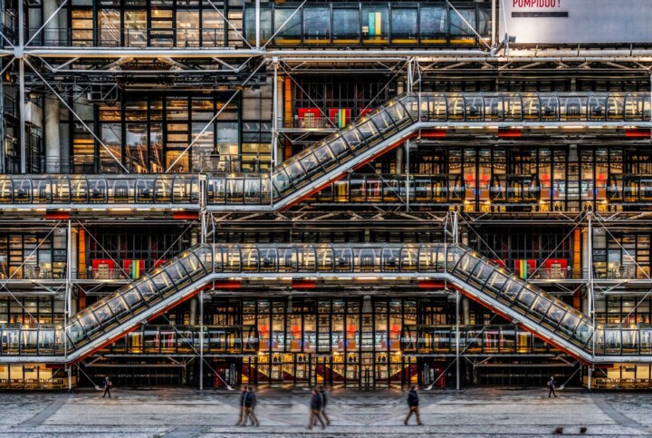 摄影 标题为“Pompidou architectu…” 由Gaudi .C, 原创艺术品, 数码摄影