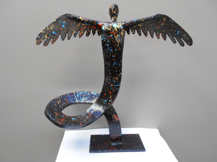 L'ange immortel 雕塑, 14.6x13.8 in