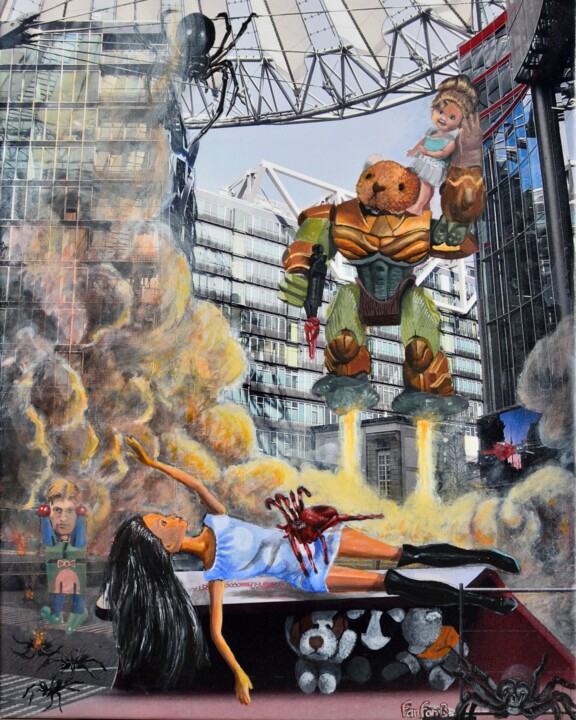 Fotografie getiteld "Attaques sur la vil…" door Fanfan B., Origineel Kunstwerk, Digitale fotografie