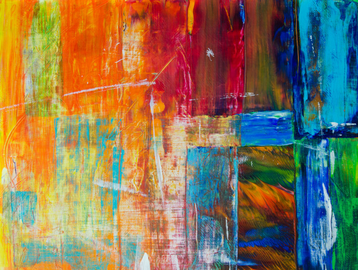 Frenetic Passion 绘画, 16x20 in