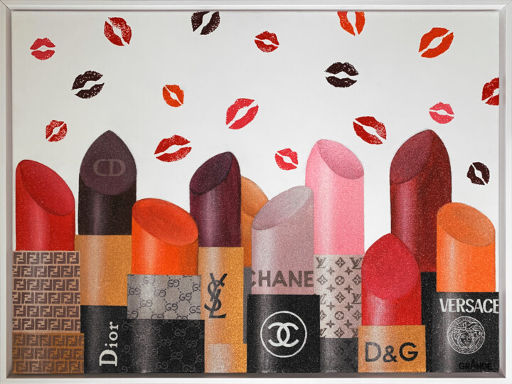 LIPSTICKS PARADISE 绘画, 25.2x33.1 in