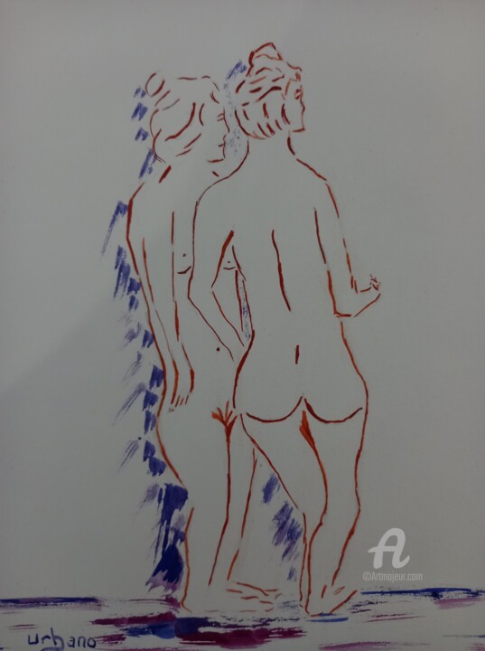 绘画,  8.7x6.7 in 