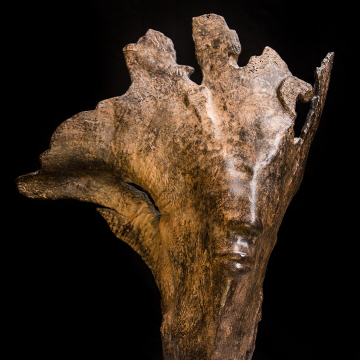 Sculpture titled "Unity of Nature" by Chantalle Smeets, Original Artwork, Bronze