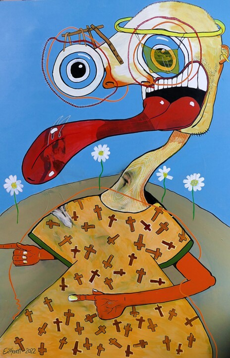 SHOWDOWN 绘画, 47.2x31.5 in
