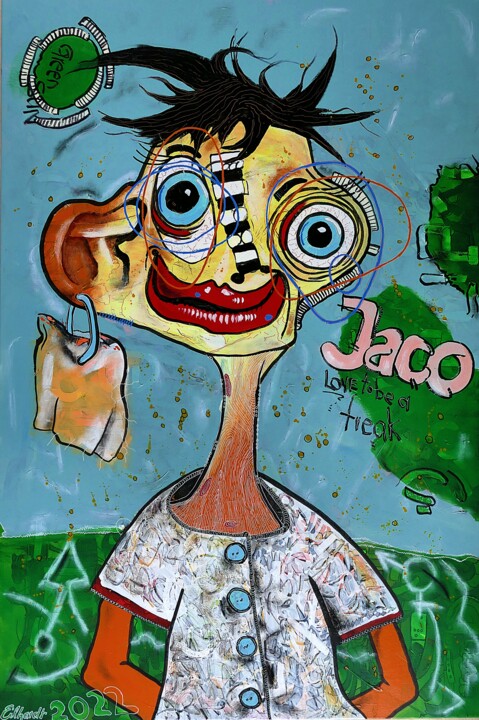 JACO-love, to be a freak 绘画, 47.2x31.5 in